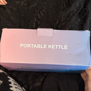 Portable Kettle in Pink and Blue